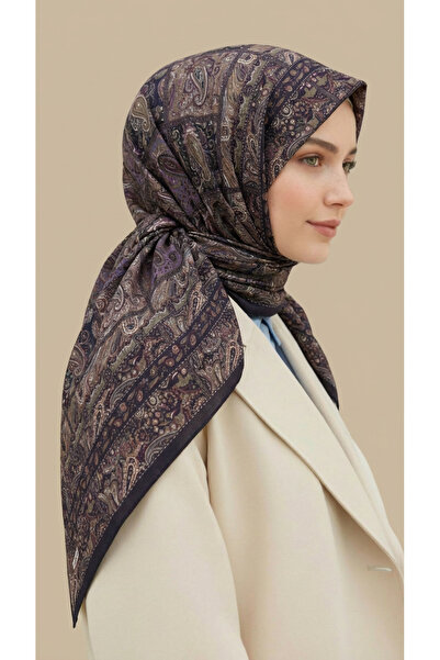 Karaca Eşarp MAVERA 120 εκ. ΒΑΜΒΑΚΕΡΟ ΦΟΥΛΑΡΙ - ΜΩΒ