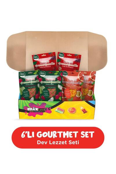BEBETO 6'lı Gourmet Gummies