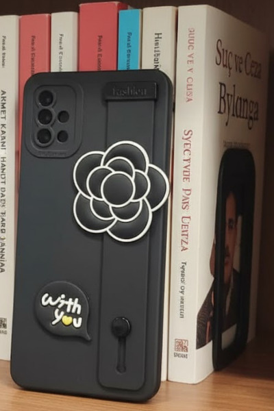 AS MOBİLE Samsung A51 4G Uyumlu Kılıf Siyah Renk 3D Figürlü Darbe Emici Yumuş...