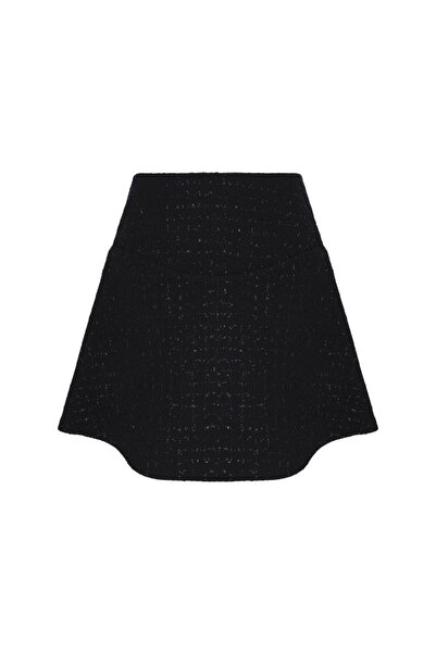 laulei Tweed Mini Skirt Black