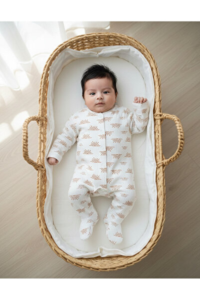 BUUFUU Printed Baby Long Sleeve Snap-On Bodysuit