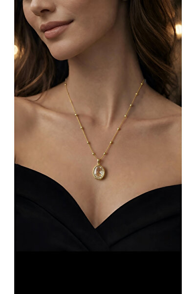 MİRAÇ GÜMÜŞ TAKI ATÖLYEM 925 ayar gümüş SARI KUVARS taşlı 1. sınıf altın kapl...