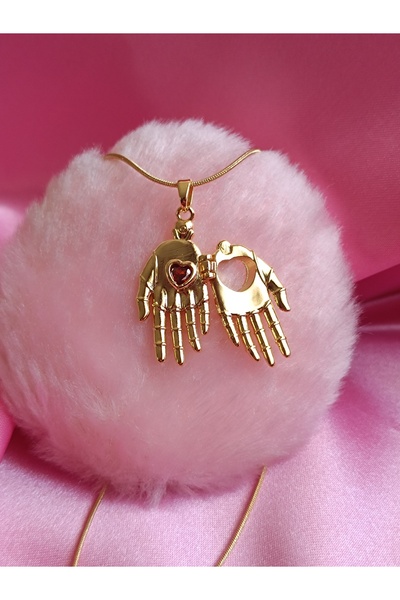 samosh Sevgililer Günü Çelik Tasarım Ölümsüz Aşk Kolye