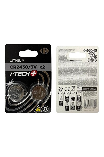 Carrefour Set 2 baterii CR2430/3 V I-Tech+