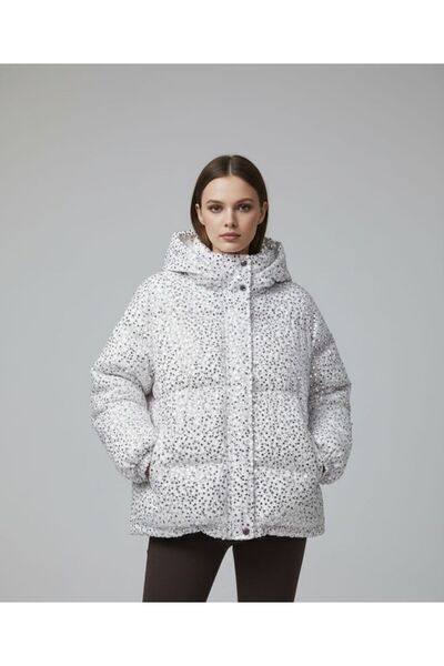 Rabiossa Women's Sequin Puffer Coat