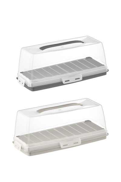 PONÇİK BEBEK Rectangular Baton Cake Pan with Lock 37cm the Price Is for 2 Pieces