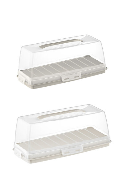 PONÇİK BEBEK Rectangular Baton Cake Pan with Lock 37cm the Price Is for 2 Pieces