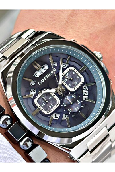 Chaperone Silver Color Functional Original 3 Atm Water Resistant Guaranteed M...