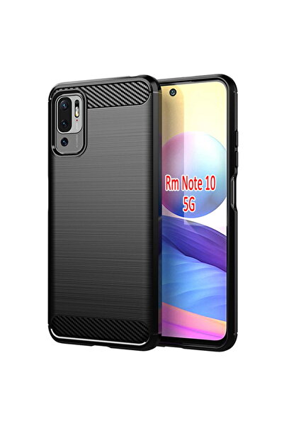 Techsuit Husa pentru Xiaomi Redmi Note 10 5G / Poco M3 Pro 5G - Carbon Silico...
