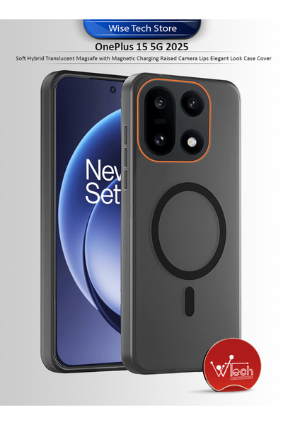 Wtech OnePlus 15 5G 2025 Hybrid Translucent Magsafe With Raised Camera Lips E...