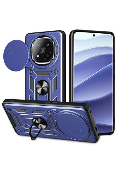 Techsuit Husa pentru Xiaomi Redmi Note 14 Pro+ 5G - CamShield Series - Blue