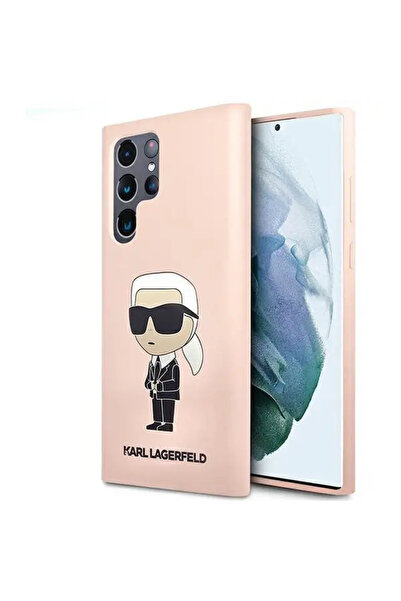Karl Lagerfeld KLHCS23LSNIKBCP Sam S23 S918 Ultra hardcase roz/roz Silicon Ik...