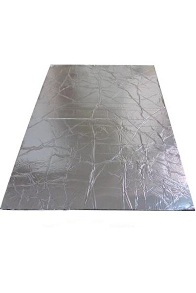 SLCMARKETİM Araç Oto Ses Yalıtım Alüminyum Kauçuk Levha 6mm 50cmx50cm