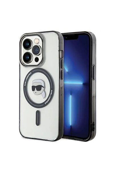 Karl Lagerfeld Husă rigidă transparentă KLHMP15XHKHNOTK pentru iPhone 15 Pro ...