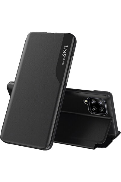 Techsuit Husa pentru Samsung Galaxy A12 / A12 Nacho - eFold Series - Black