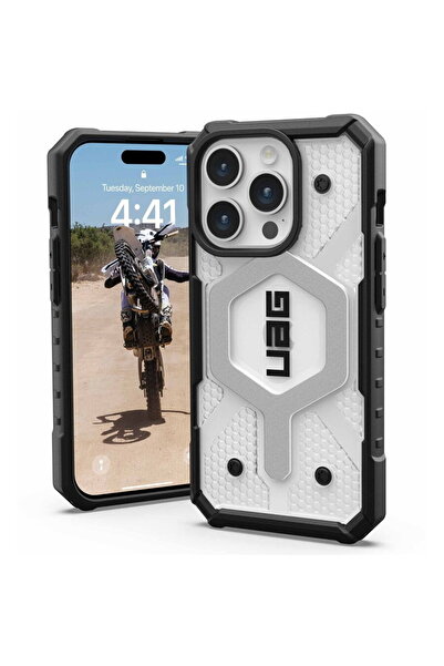 UAG Husa pentru iPhone 15 Pro - Pathfinder Magsafe - Ice