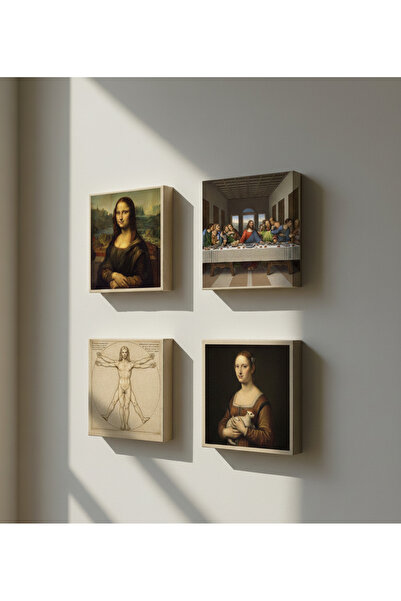 Etniky Taş Tablo Leonardo Da Vinci Eserleri