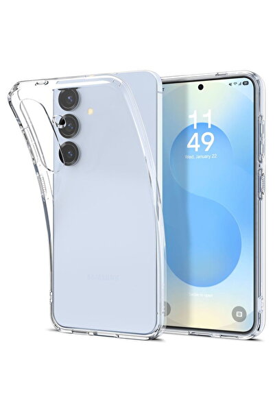 Spigen Husă cu cristale lichide pentru Samsung Galaxy S25 – transparentă (Cry...