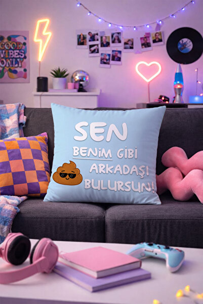 Charmbi Humorous and Fun Gift Printed Throw Pillow Covers Soft Double-Sided D...