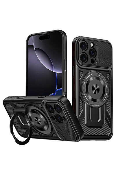 Techsuit Husa pentru iPhone 16 Pro - RuggedCam - Black