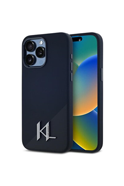 Karl Lagerfeld Husa pentru iPhone 15 Pro Max - Silicone MagSafe (KLHMP15XSCMK...