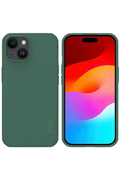 Nillkin Husă pentru iPhone 15 Plus - Super Frosted Shield Pro - Verde închis