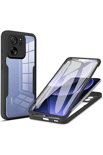 Techsuit Husa pentru Xiaomi 13T / 13T Pro + Folie - ColorVerse 360 Series - B...