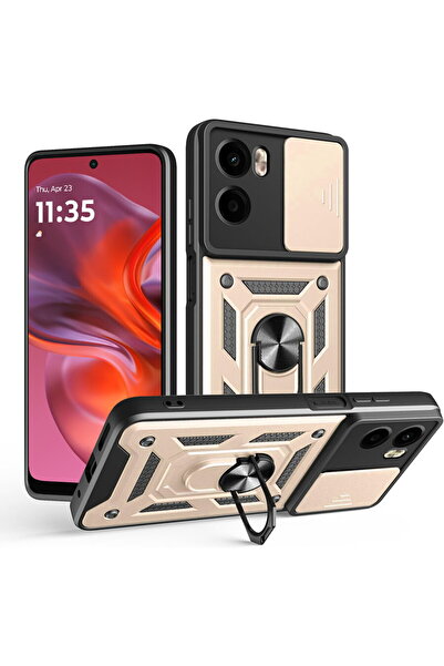 Techsuit Husa pentru Motorola Moto G05 / E15 - CamShield Series - Gold