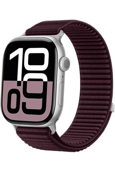 O Ozone Apple watch Band 49/46/45/44/42mm| Nylon Sports Loop Band | Plum