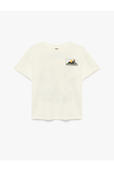 Koton Tricou imprimat cu mânecă scurtă din bumbac