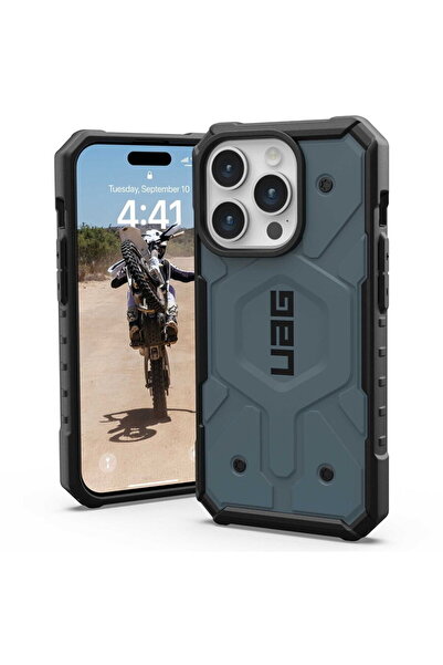 UAG Husa pentru iPhone 15 Pro - Pathfinder MagSafe - Cloud Blue