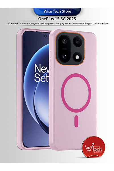 Wtech OnePlus 15 5G 2025 Hybrid Translucent Magsafe With Raised Camera Lips E...