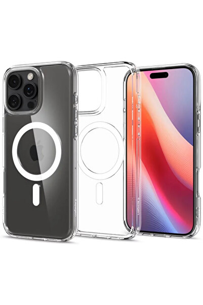 Spigen Carcasă Ultra Hybrid MagSafe, albă - iPhone 16 Pro Max