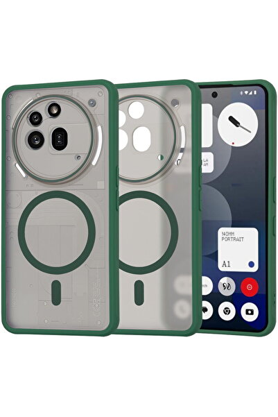 Techsuit Husa pentru Nothing Phone (3a) Pro - HaloFrost MagSafe Series - Midn...