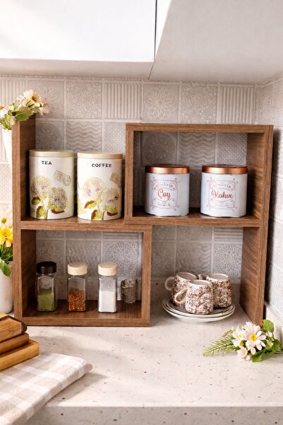 AKA DESIIGN Ayarlanabilir Çok Amaçlı Tezgah Üstü Raf, Baharatlık