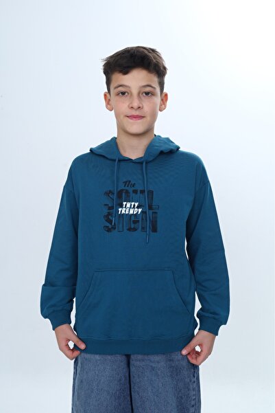 Toontoy Φούτερ για αγόρια Tnty Trendy Text με τύπωμα