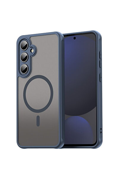 Techsuit Husa pentru Samsung Galaxy S24 FE - HaloFrost II MagSafe - Navy Blue