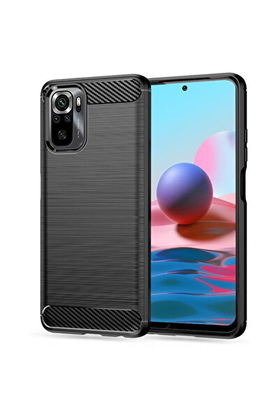 Techsuit Калъф за Xiaomi Redmi Note 10 4G / Note 10S / Poco M5s - Карбонов си...