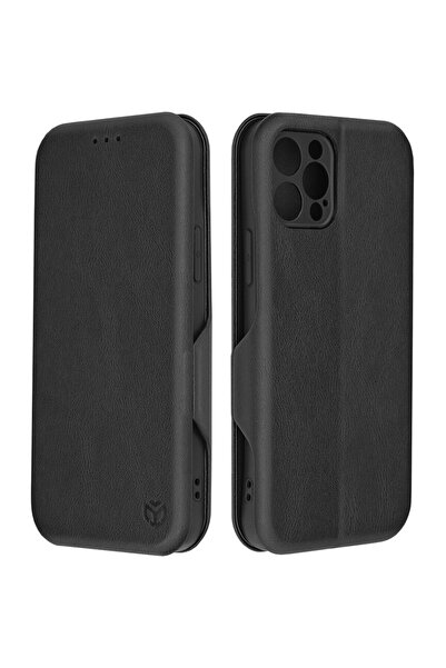 Techsuit Husa pentru iPhone 12 Pro Safe Wallet Plus, Black