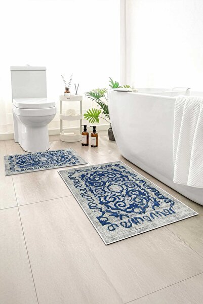 Monnhein 2 buc Covoraș de baie, covor moale de baie, cu bază anti-alunecare, ...