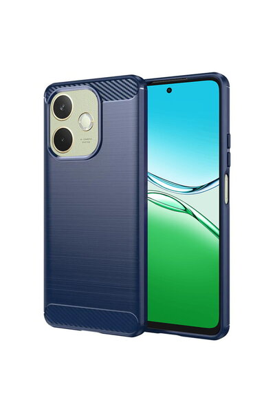 Techsuit Husa pentru Oppo A5 Pro 4G / A5 Pro 5G - Carbon Silicone - Blue