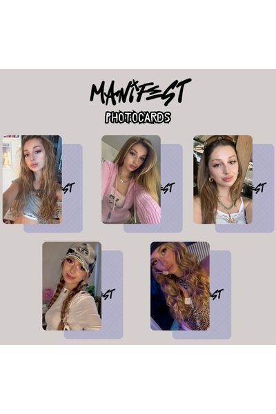 Kpop Dünyasi MANIFEST '' Süeda '' Photocards Set 3