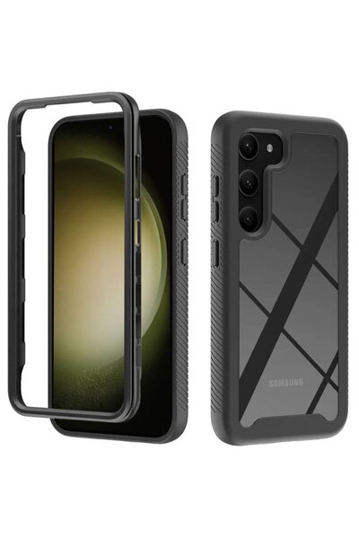 Techsuit Husa pentru Samsung Galaxy S23 Plus + Folie - Defense360 Pro - Black