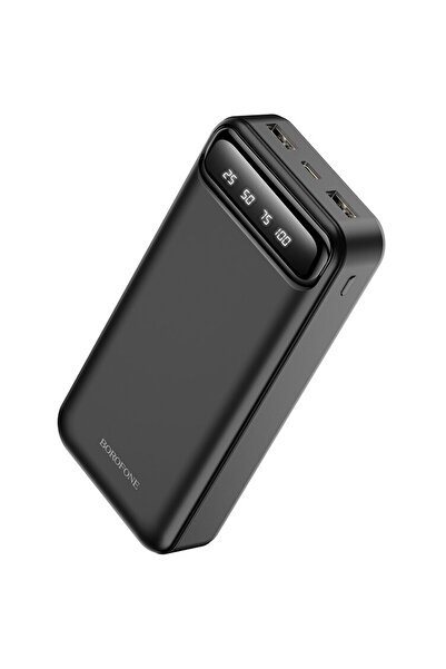 Borofone BJ14A Freeway, 20000 mA, Standard Charge (5V), Afisaj, Negru