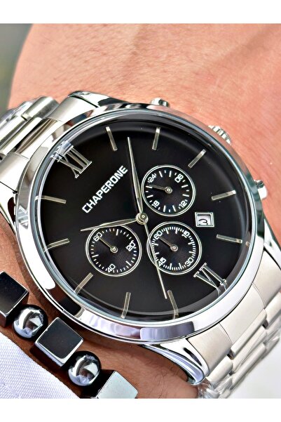 Chaperone Gümüş Renk Klasik Orjinal Çelik Kordon Orjinal 2 Yıl Garantili Erke...