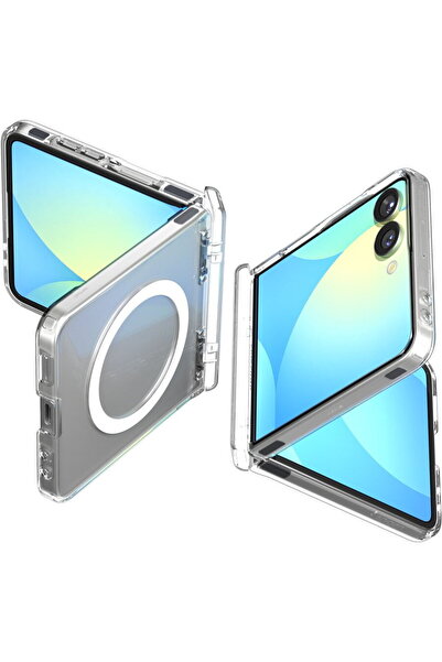 Spigen ULTRA HYBRID PRO MAGSAFE GALAXY Z FLIP 7 TRANSPARENT/ALB