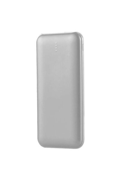 V-TAC POWER BANK 10000MAH WITH 30CM TYPE C CABLE - SILVER