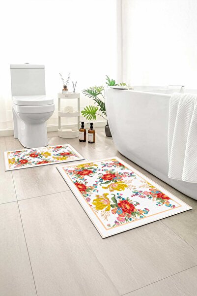 Monnhein 2 buc Covoraș de baie, covor moale de baie, cu bază anti-alunecare, ...