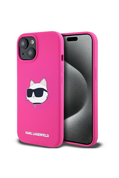 Karl Lagerfeld Husa pentru iPhone 15 Plus / iPhone 14 Plus - Silicone MagSafe...