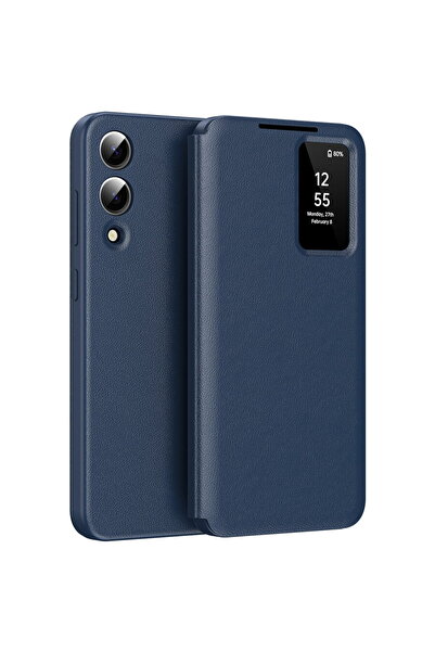 Techsuit Husa pentru Samsung Galaxy S25 Edge - SmartView Series - Blue